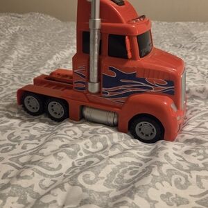 Red and Blue Toy Truck